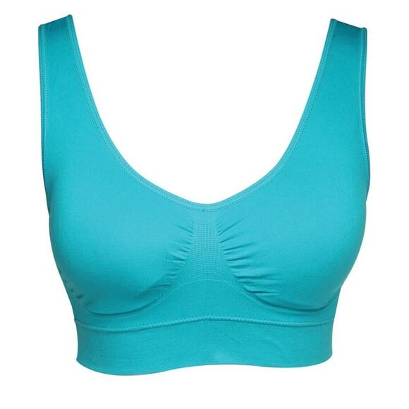 Womens Genie Bra 3 Large Pack - Wireless Bra for Women, Solid Color Seamless Bra - Picture 5 of 5